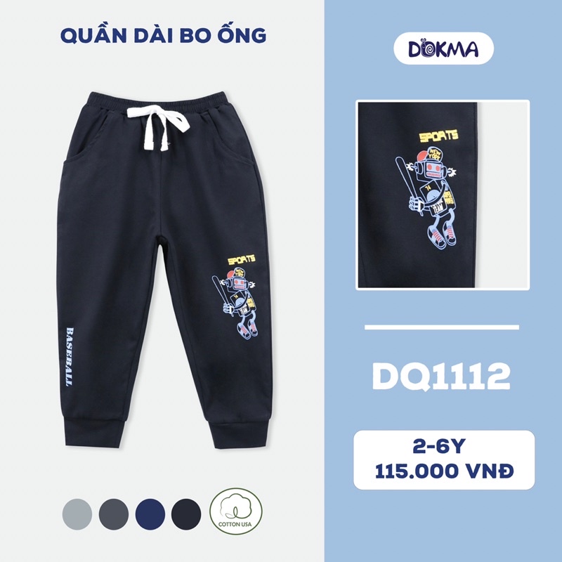 Quần dài bo ống Dokma 2-6 tuổi