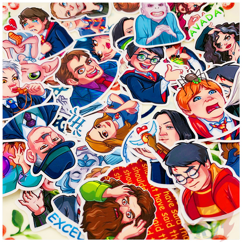 Bộ 32 Sticker Dán Hình Harry Potter Series 03 Q