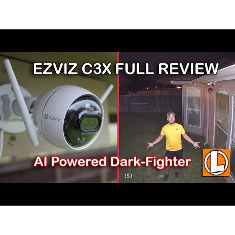 Camera Ezviz C3X 1080P / Mắt kép có mầu ban đêm AI - Chính Hãng