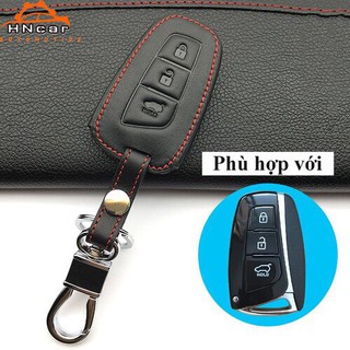 Bao da chìa khóa xe Huyndai Santafe 2018 đời cũ