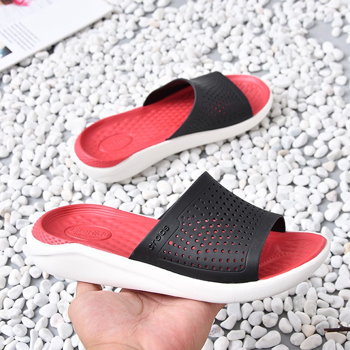 Dép lê cross nam nữ quai ngang literide đẹp nhiều màu sắc MAIS22331 dep crocs