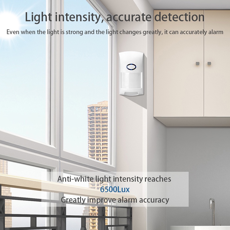 Tuya WiFi PIR Cảm biến chuyển động hồng ngoại Máy dò cơ thể người Hệ thống cảnh báo nhà thông minh tương thích với cuộc sống thông minh Alexa Google Home