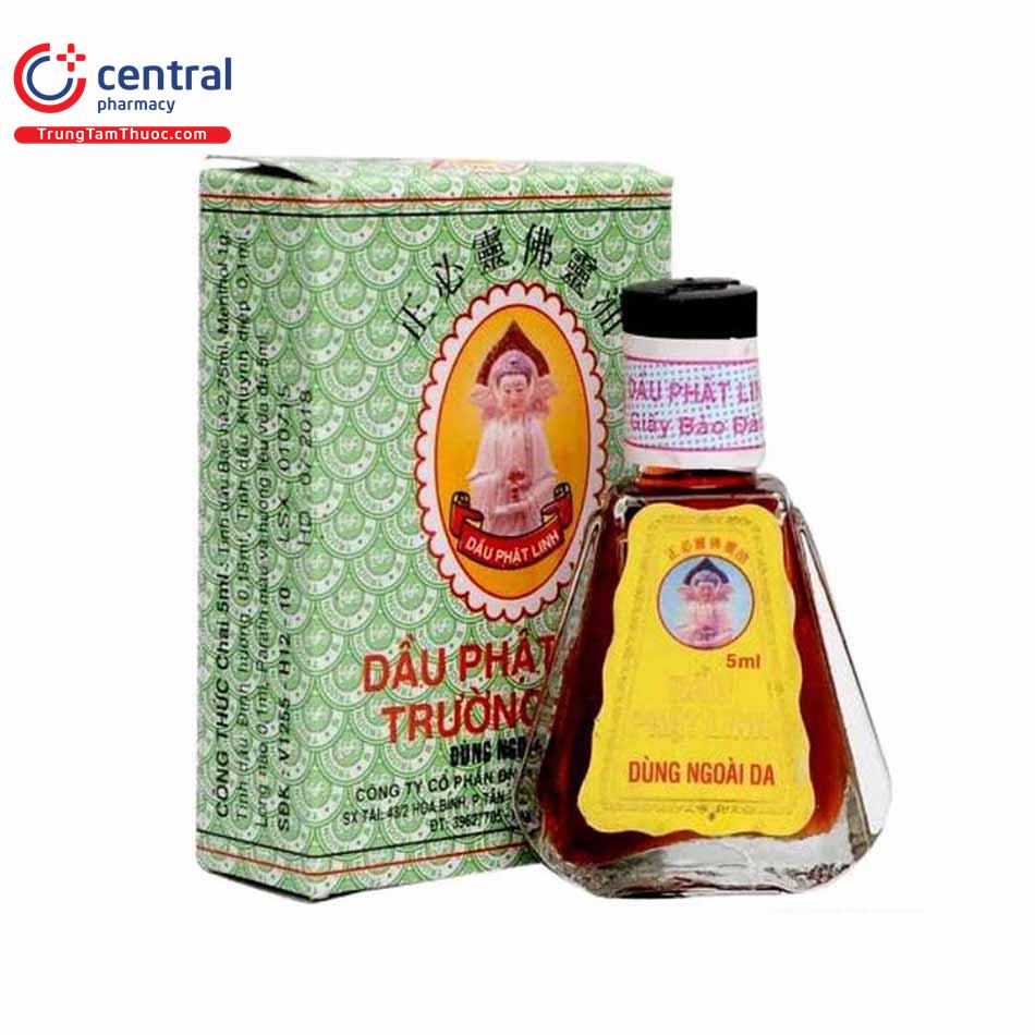 Dầu phật linh Trường Sơn chai 5ml [ shop cam kết hàng chính hãng có hóa đơn đầy đủ]