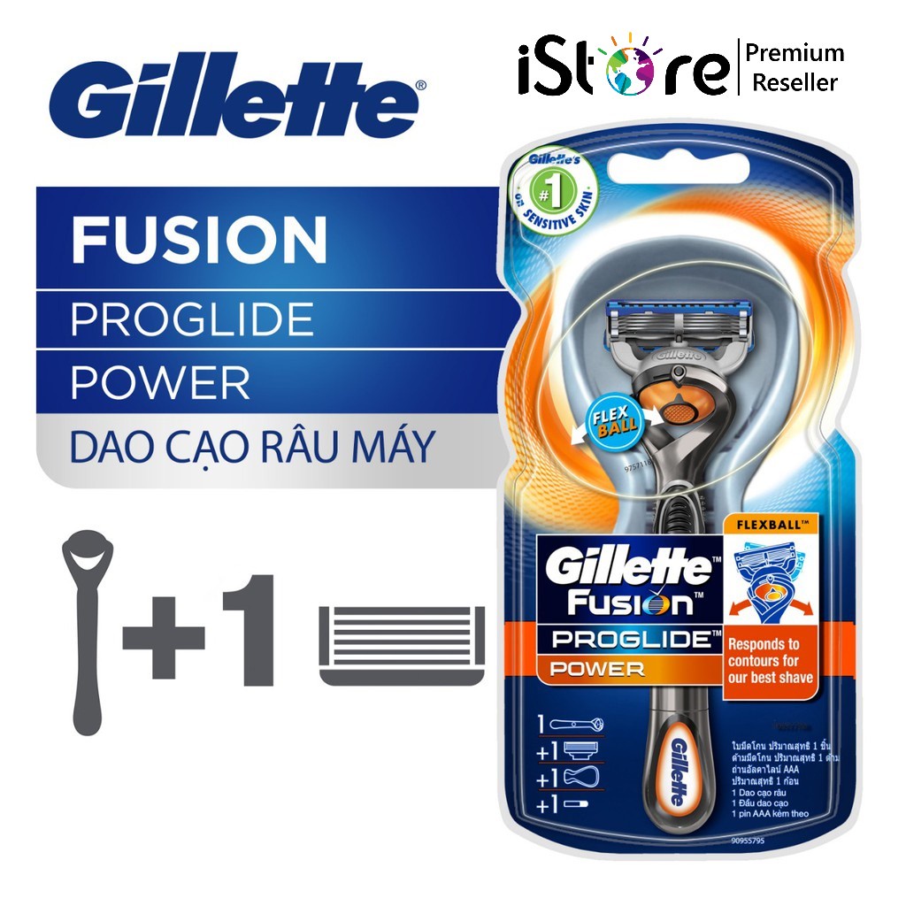 Dao cạo râu Gillette Fusion Proglide Power - Dao cạo râu Gillette Fusion 5