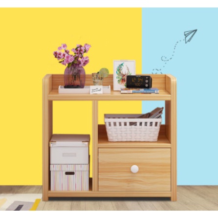 TỦ ĐỂ ĐẦU GIƯỜNG 3 NGĂN GỖ TG1 (GIAO MÀU NGẪU NHIÊN)