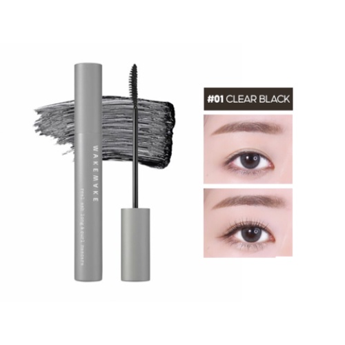 Mascara Làm Dài Cong Mi Wakemake Real Ash Long &amp; Curl Mascara