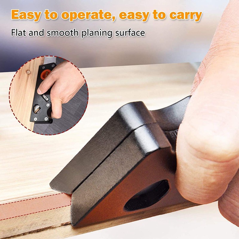 Woodworking Edge Corner Planer Chamfering Block Planer DIY Tool Black