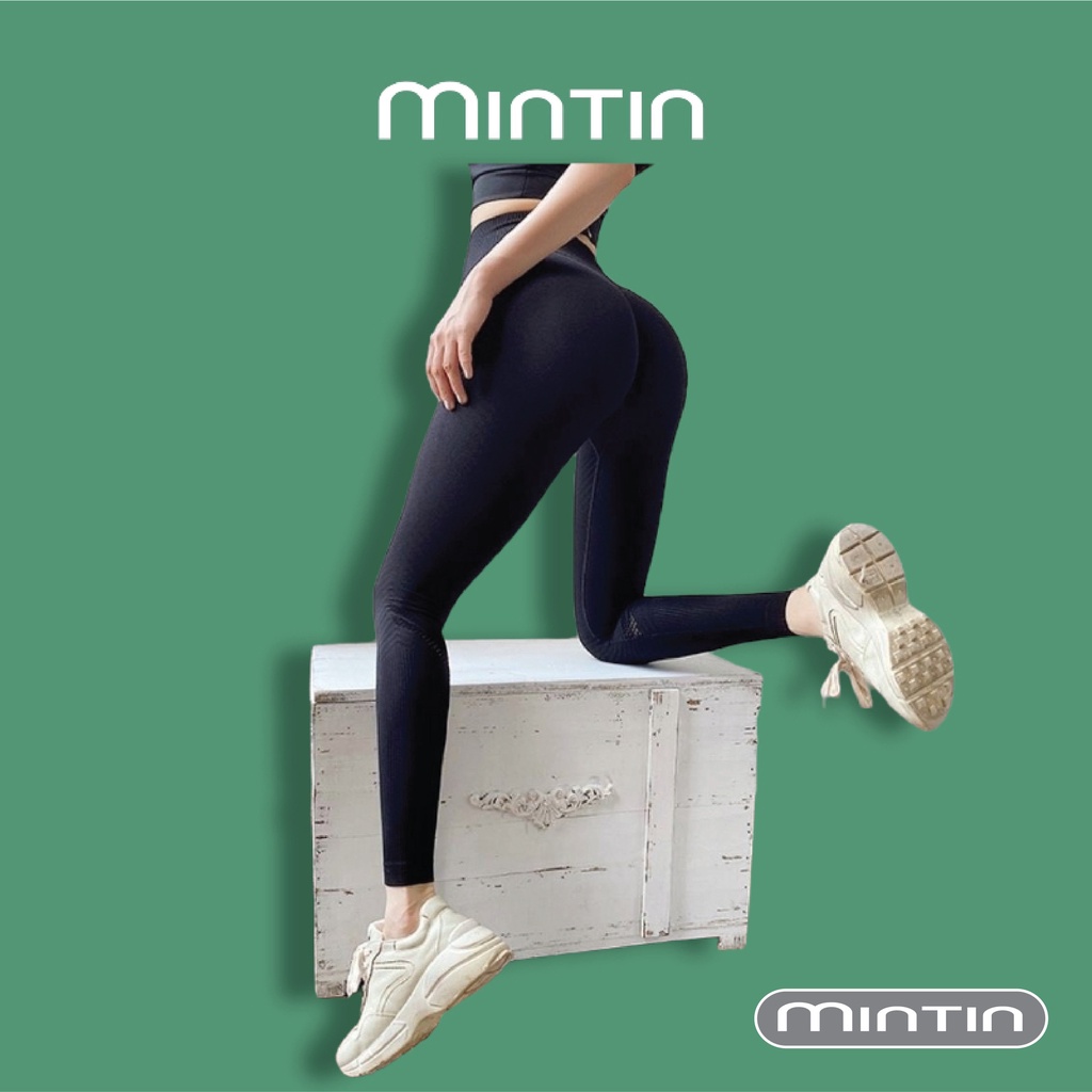 Quần Tập Cao Cấp ⚡CHUN NÂNG MÔNG⚡ Legging Tập Gym, Yoga Cạp Cao Dệt Kim Mã k011 [MinTin]