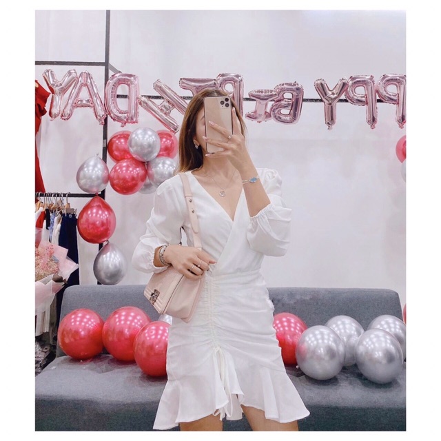 ✅FREESHIP-MẶC LÀ XINH✅ ĐẦM DỰ TIỆC ĐUÔI CÁ RÚT DÂY BÊN HÔNG 👉HÀNG CHUẨN LOẠI 1👈 Đầm Tay Dài Dự Tiệc Sang Trọng 2020 | BigBuy360 - bigbuy360.vn