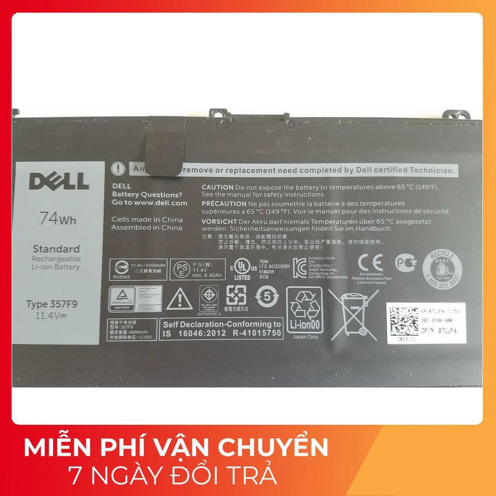 ⚡️[Pin zin] Pin laptop Dell Inspiron 7557 7559 7566 7567 7759 357F9 71JF4 0GFJ6 Pin Zin