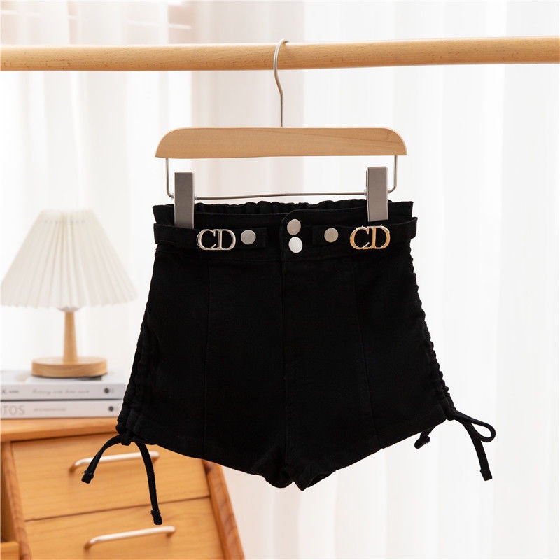 [Babycat] Hàng Có Sẵn Quần Short Lưng Cao Có Dây Rút Phong Cách Nhật Bản Hàn Quốc Thời Trang Xuân Hè Hàng Mới Dành Cho Bạn Gái