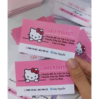 In card visit- phiếu tích điểm☘️