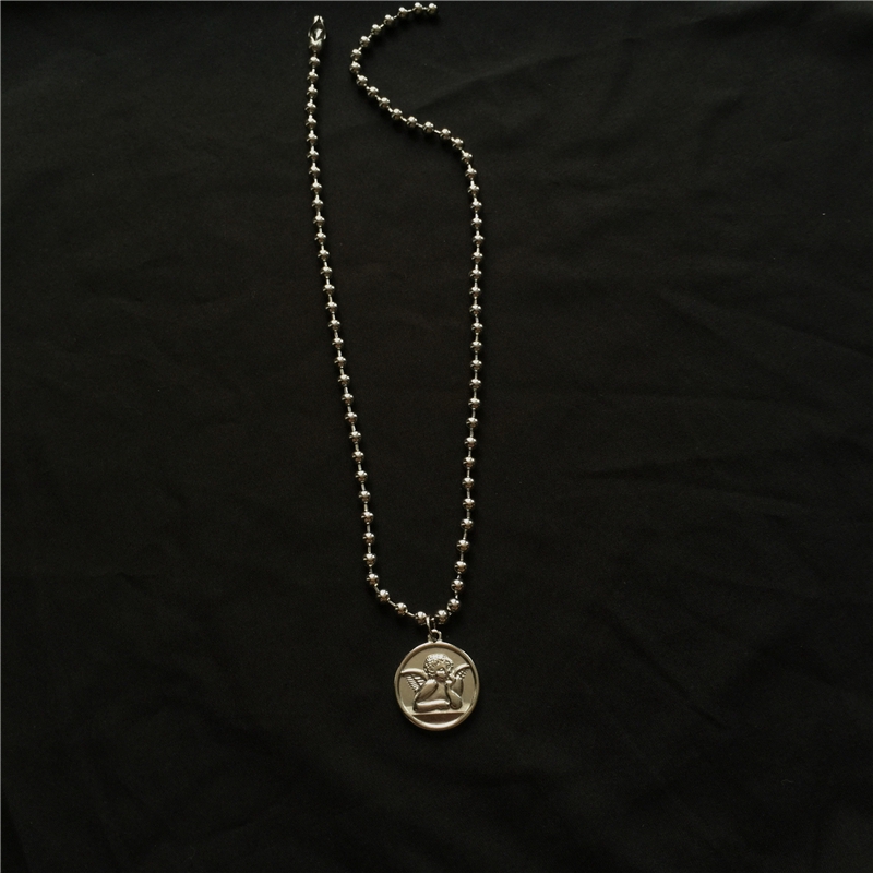 [Giao Hàng Miễn Phí] Mặt Dây Chuyền Hình Thần Tình Yêu Cupid 22039 Thời Trang Cá Tính