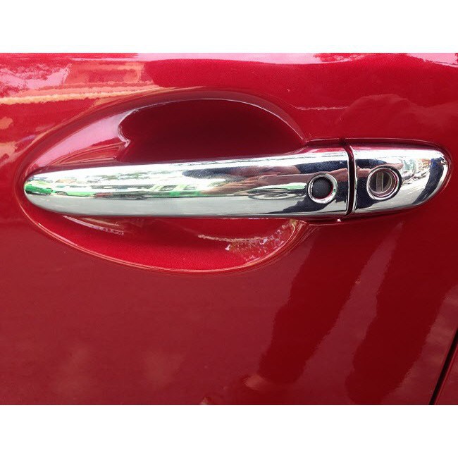 Ốp tay nắm, hõm cửa xe Mazda CX5 2018-2023 mạ crom cao cấp, sáng bóng