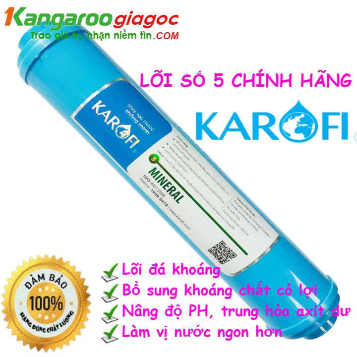 [UY TIN SỐ 1] Lõi lọc nước số 5 MINERAL - KAROFI chính hãng | Thay được cho các máy lọc nước khác | BigBuy360 - bigbuy360.vn