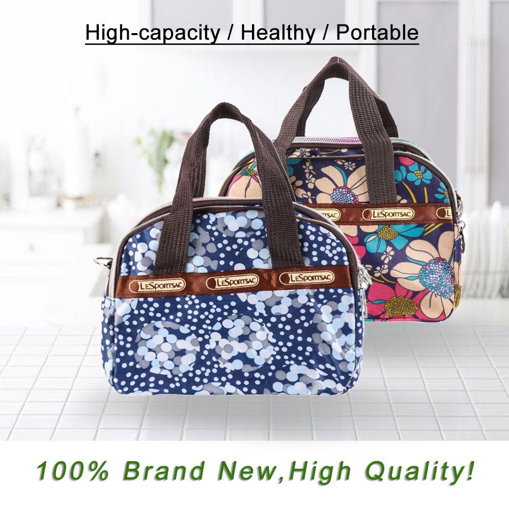 CACTU Multi Pocket Crossbody Multifunctional  Waterproof  Zippers Nylon Printed