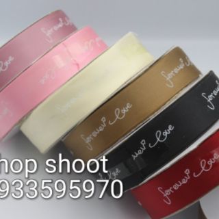 RUY BĂNG LỤA 3 PHÂN CHỮ forerver you