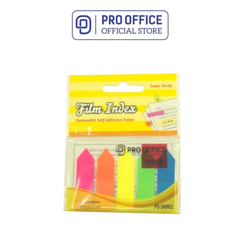 Miếng nhựa phân trang 5 màu PRO-OFFICE SN901/902/903