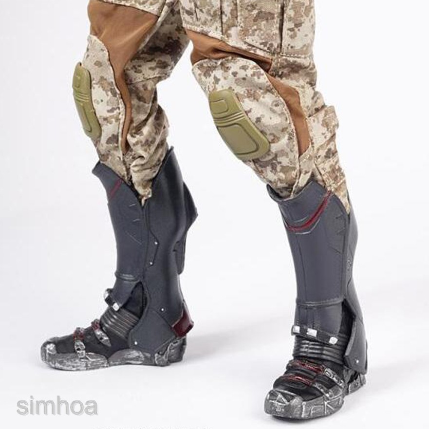 Giày boot tỷ lệ 1 / 6 cho mô hình nhân vật đồ chơi 12 inch