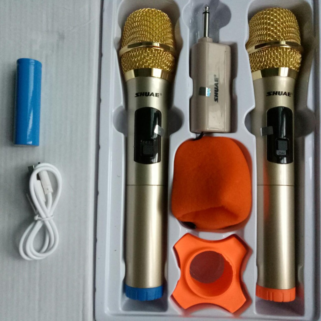 Bộ 2 micro không dây Shuae SM-6.6