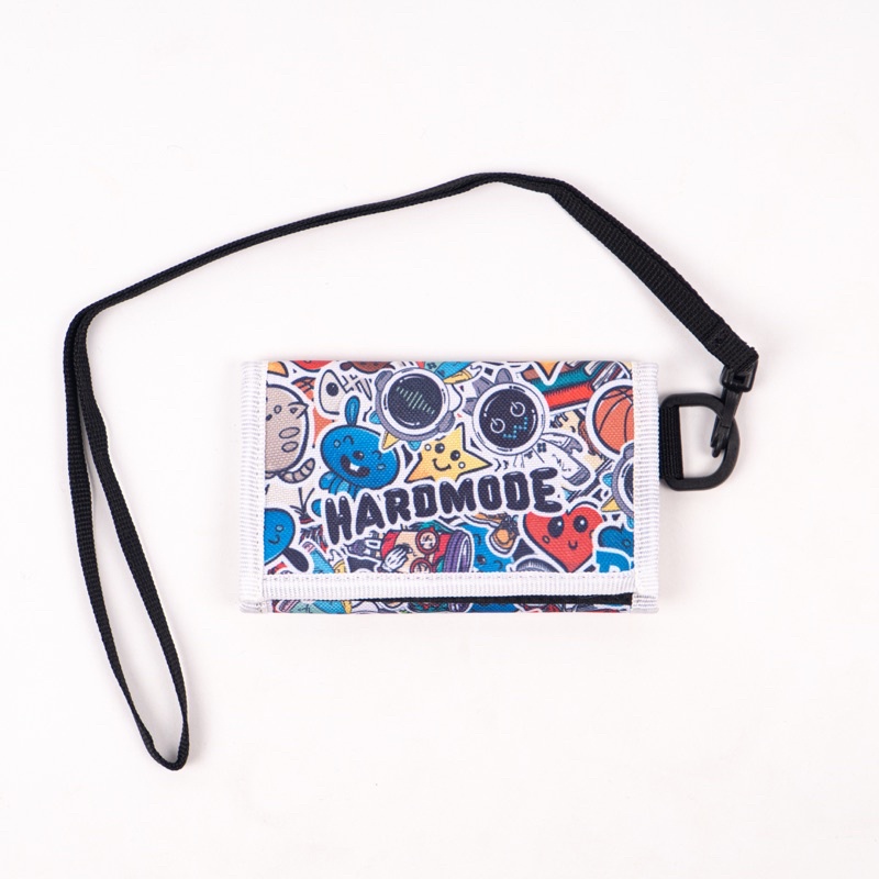 Ví Unisex Dài Wallet Hardmode Chất Vải Canvas Cao Cấp Hình In Sắc Nét - Ví Hard Mode Local Brand Đi Chơi