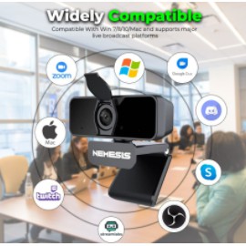 Webcam Nyk Nemesis A75 Hexa 1080p Full HD 30Fps | BigBuy360 - bigbuy360.vn