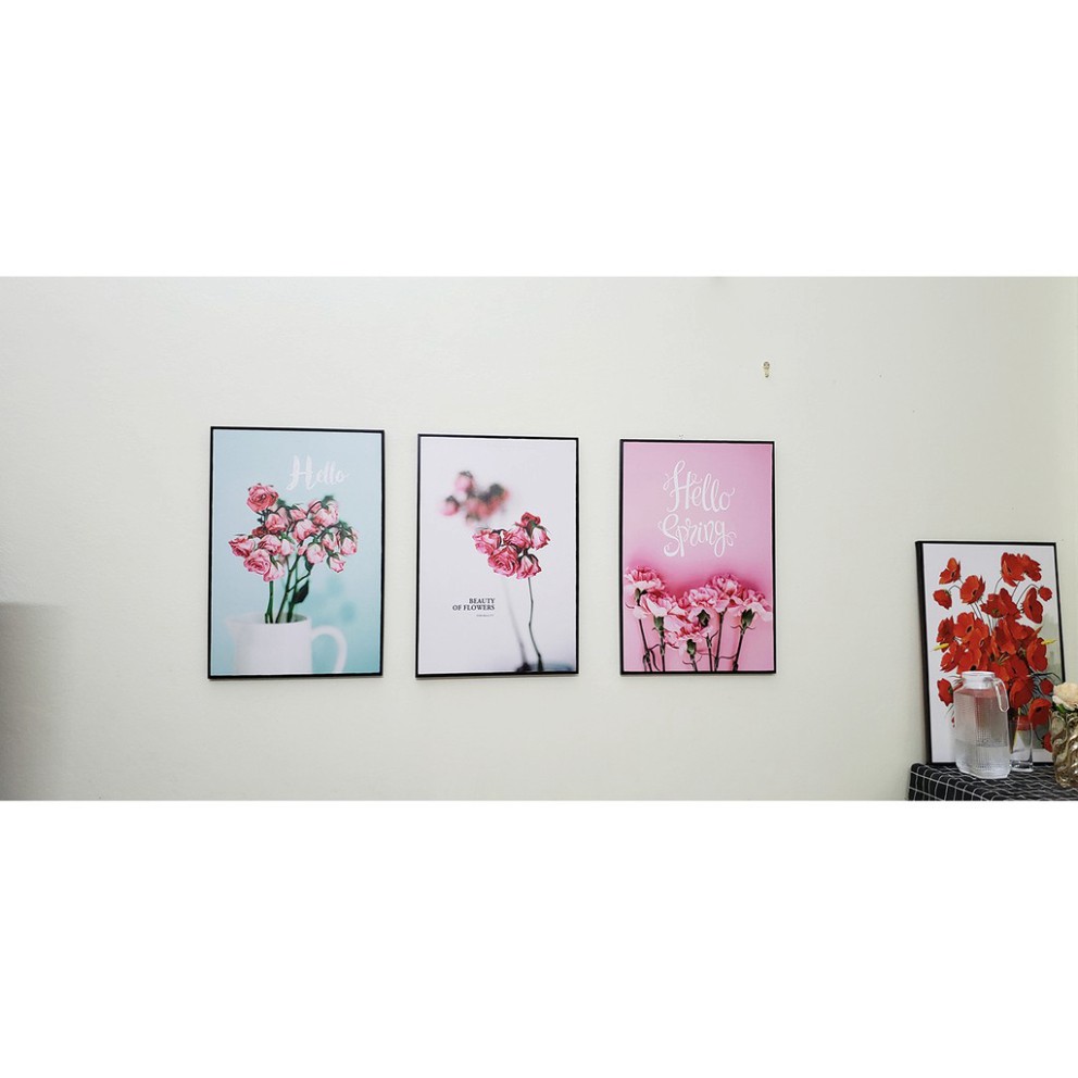 Bộ 3 bức tranh canvas,tranh treo tường hoa A02 | BigBuy360 - bigbuy360.vn