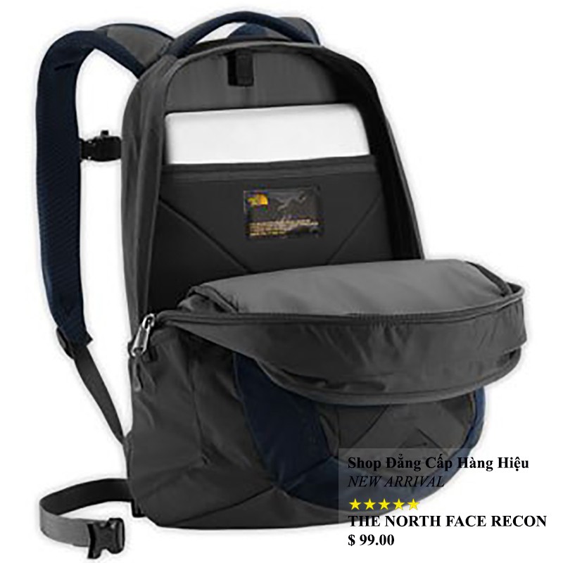 Balo Laptop The North Face Recon chính hãng màu đen