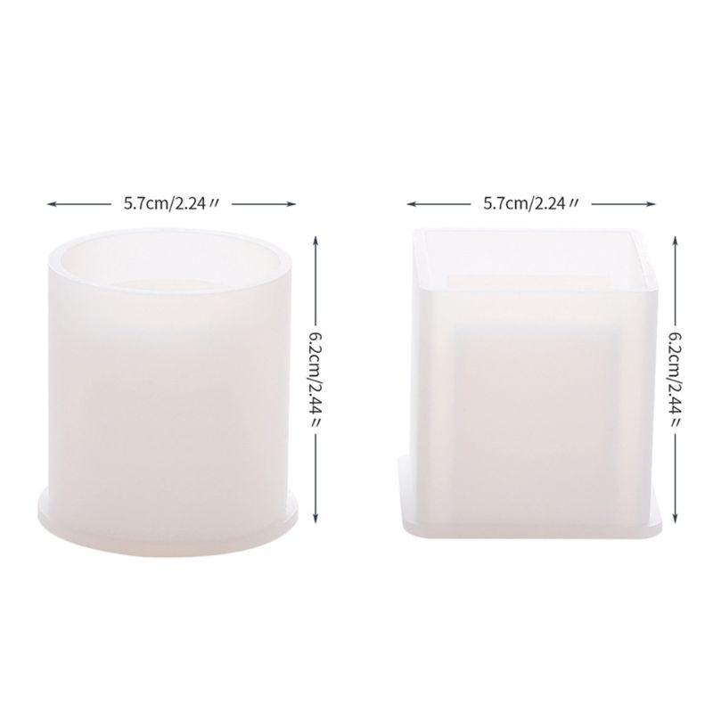 Set 2 Khuôn Silicon Làm Chậu Cây Sử Dụng Tiện Lợi