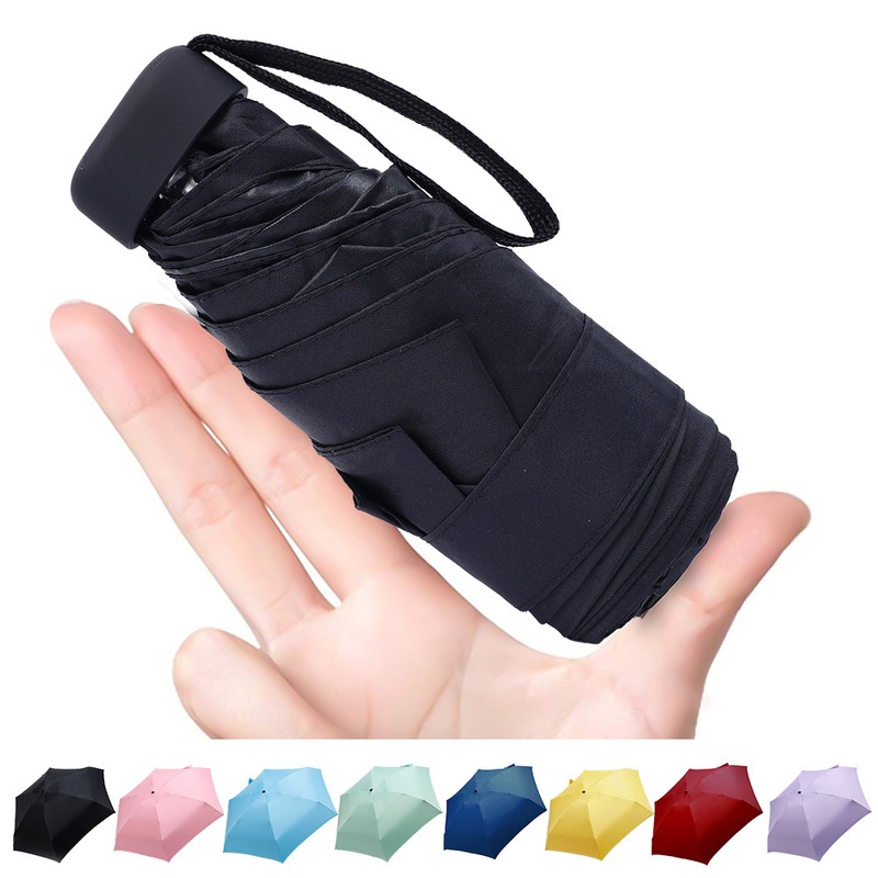 Dù Gấp Gọn Bỏ Túi Nhiều Màu Sắc Chống Gió Mưa Chống Tia UV Dành Cho Bé