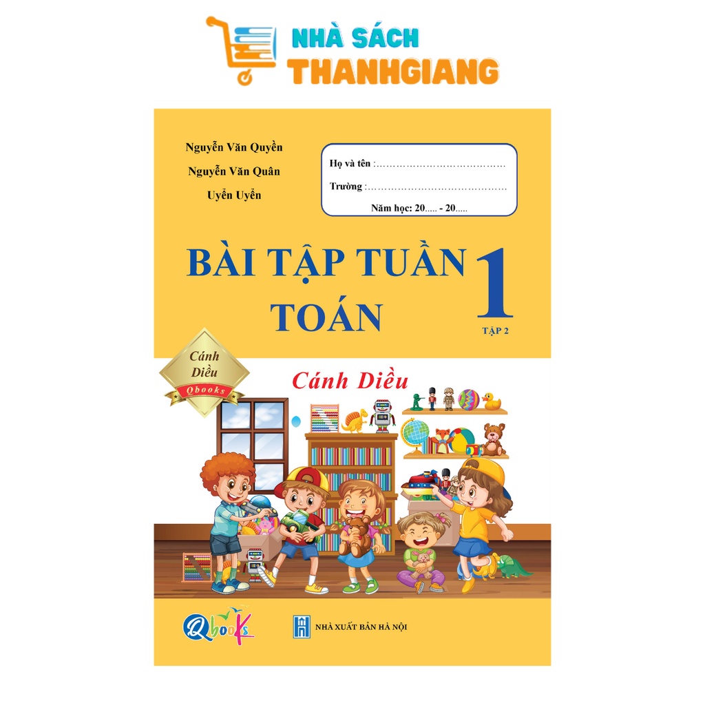 Sách - Bài tập tuần TOÁN 1 tập 2 (Cánh diều)