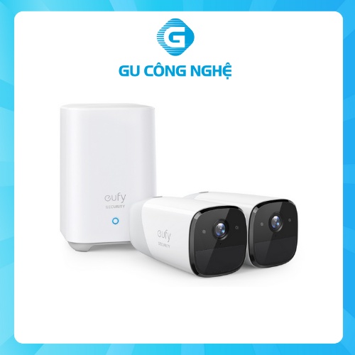 eufyCam 2, camera ngoài trời dùng pin, 365 ngày, kết nối Wifi, có còi báo động