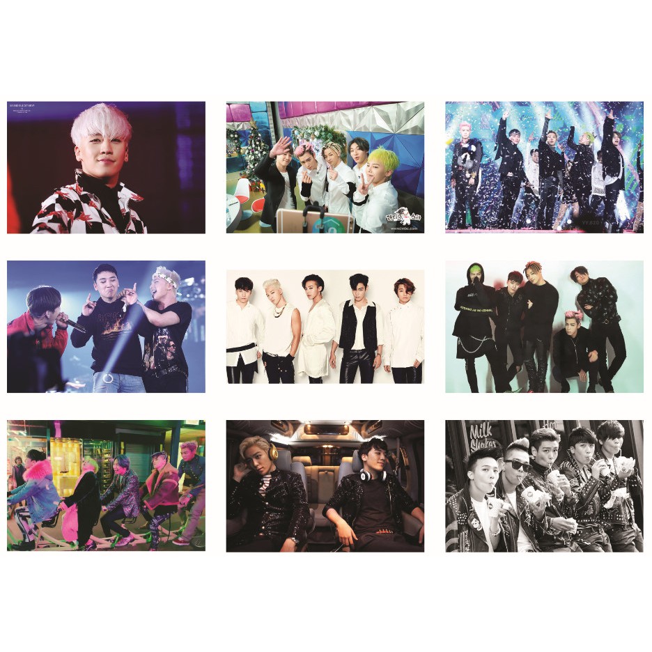 Lomo card ảnh nhóm BIG BANG full 54 ảnh