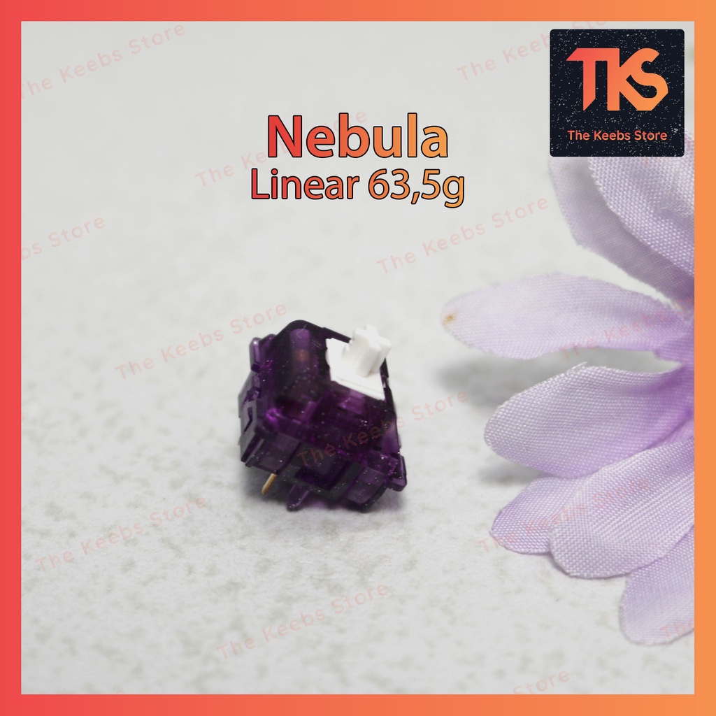 Switch Nebula | Linear 63.5g | Công tắc bàn phím cơ | TKS