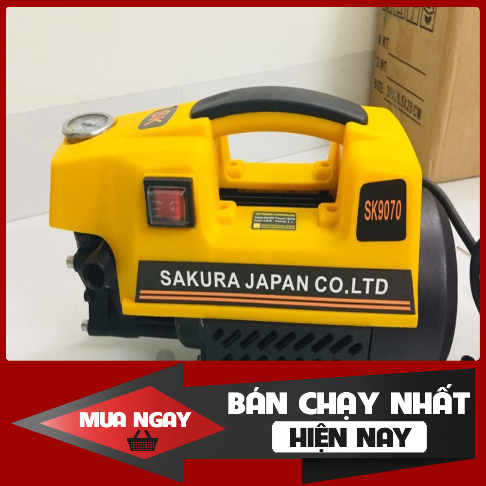 Máy rửa xe sakura áp lực cao công nghệ nhật bản 2021 Máy bơm xịt rửa xe áp lực cao Sakura 2500w ,máy bơm xịt rửa xe áp l