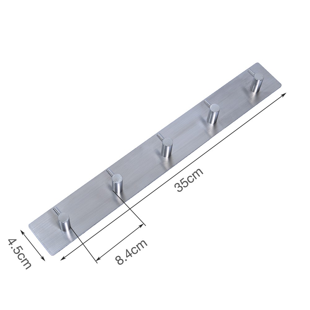 MÓC INOX 304 núm tròn TREO SIÊU DÍNH CƯỜNG LỰC dán 3M