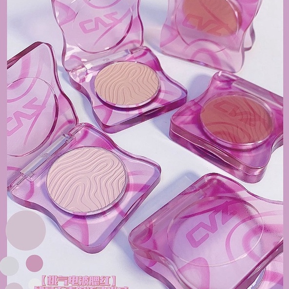 [Hàng mới về]Phấn Má CVZ Hồng Không Thấm Nước Màu Sắc Tự Nhiên