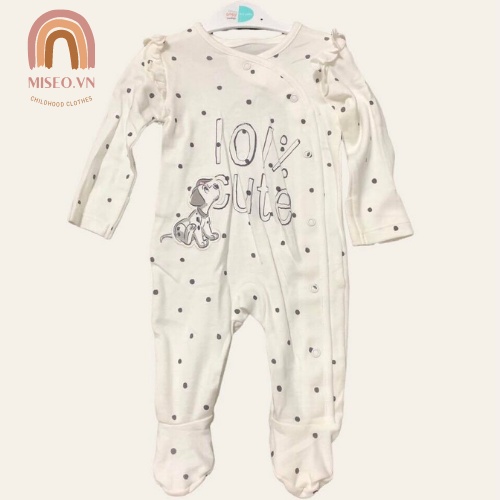 Set bộ 5 món body kèm phụ kiện nguyên móc xuất dư xịn cho bé gái từ sơ sinh đến 9 tháng tuổi