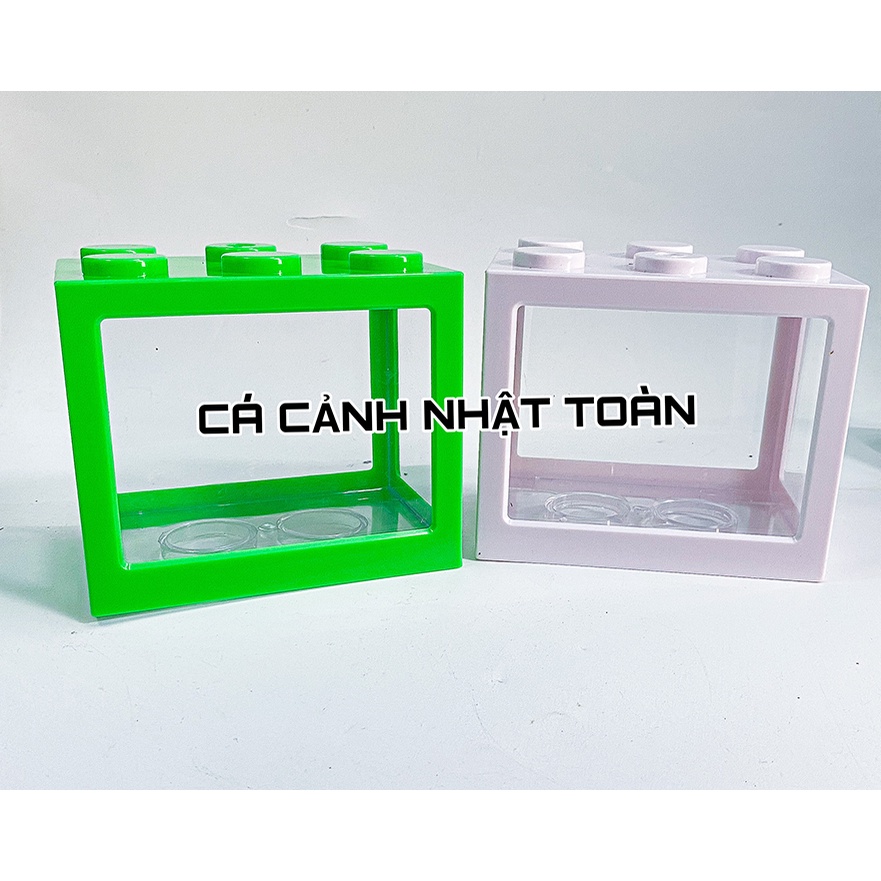 BỂ NUÔI CÁ MINI DỂ THƯƠNG 12X8X10CM