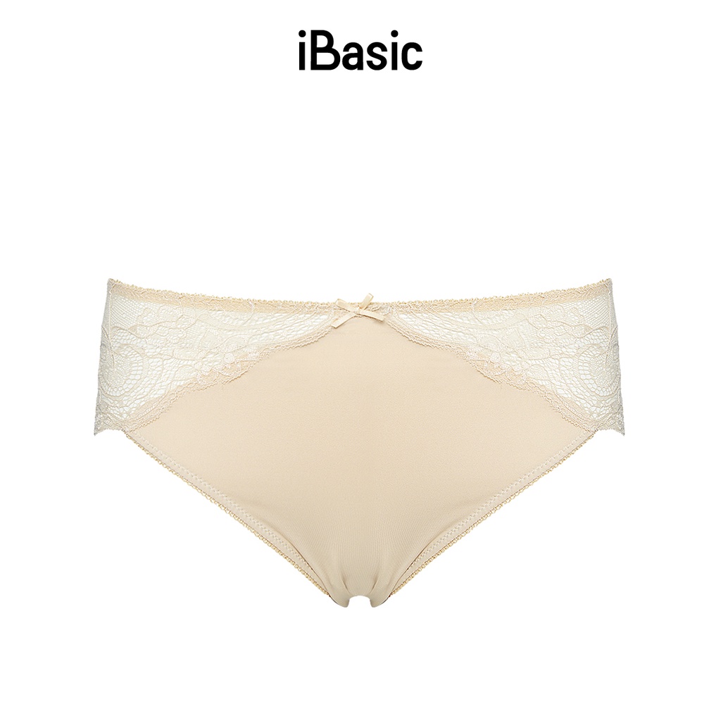 Quần lót nữ lưng cao phối ren iBasic PANW121