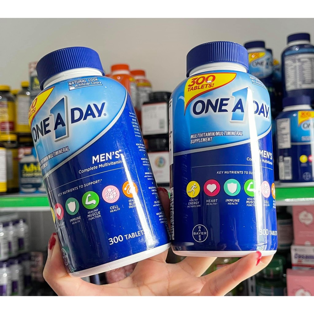 VITAMIN TỔNG HỢP DÀNH CHO NAM GIỚI 300 VIÊN - COMPLETE MULTIVITAMIN ONE A DAY FOR MEN