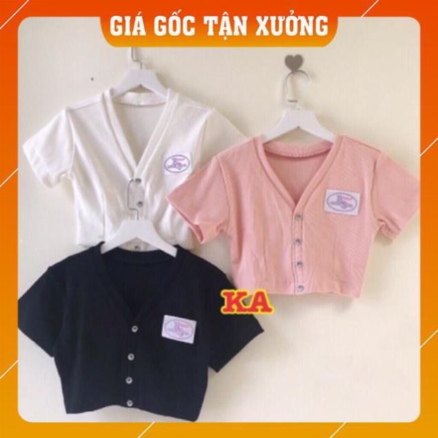 Áo crt cổ V thêu KAB876