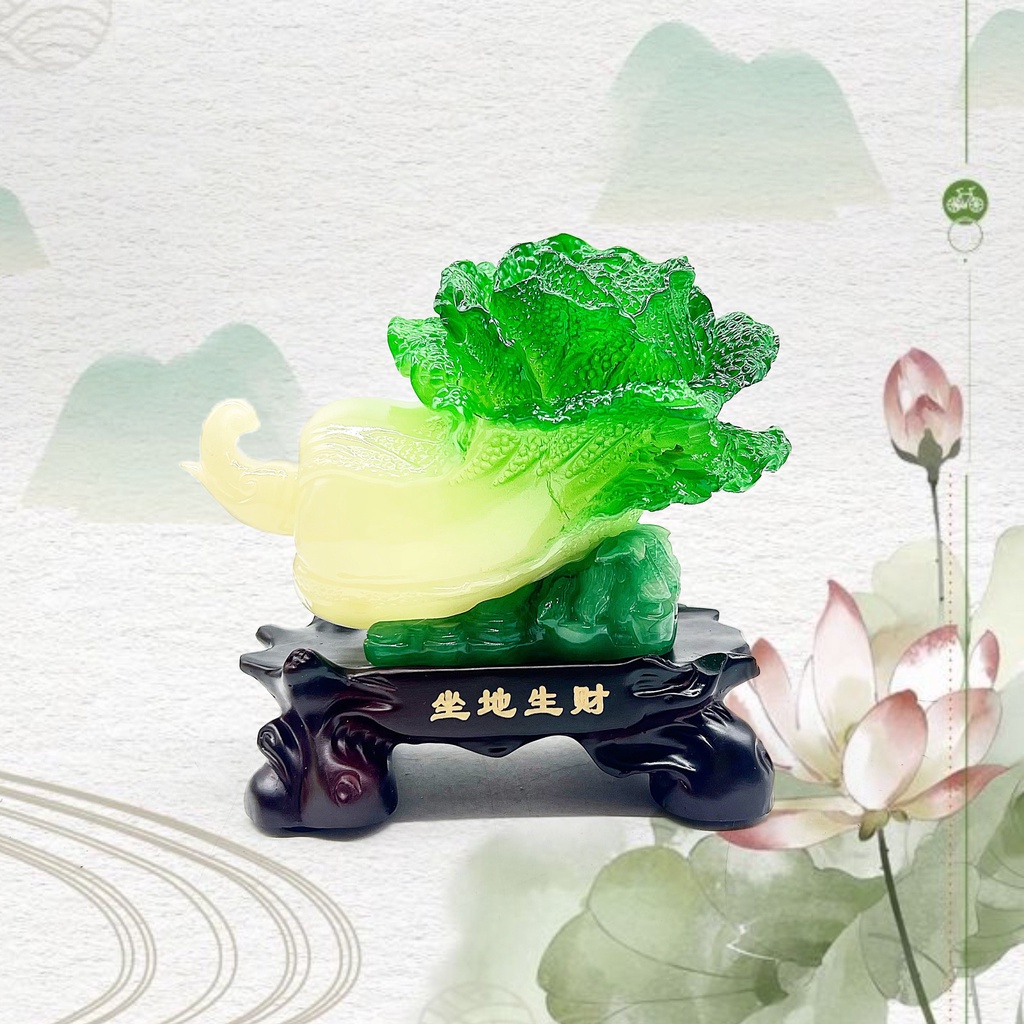 Tượng Bắp cải đậu phộng phong thủy tài lộc