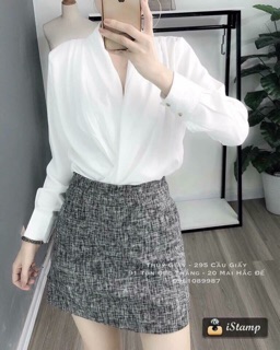 Váy len tăm+chân váy+áo hoa