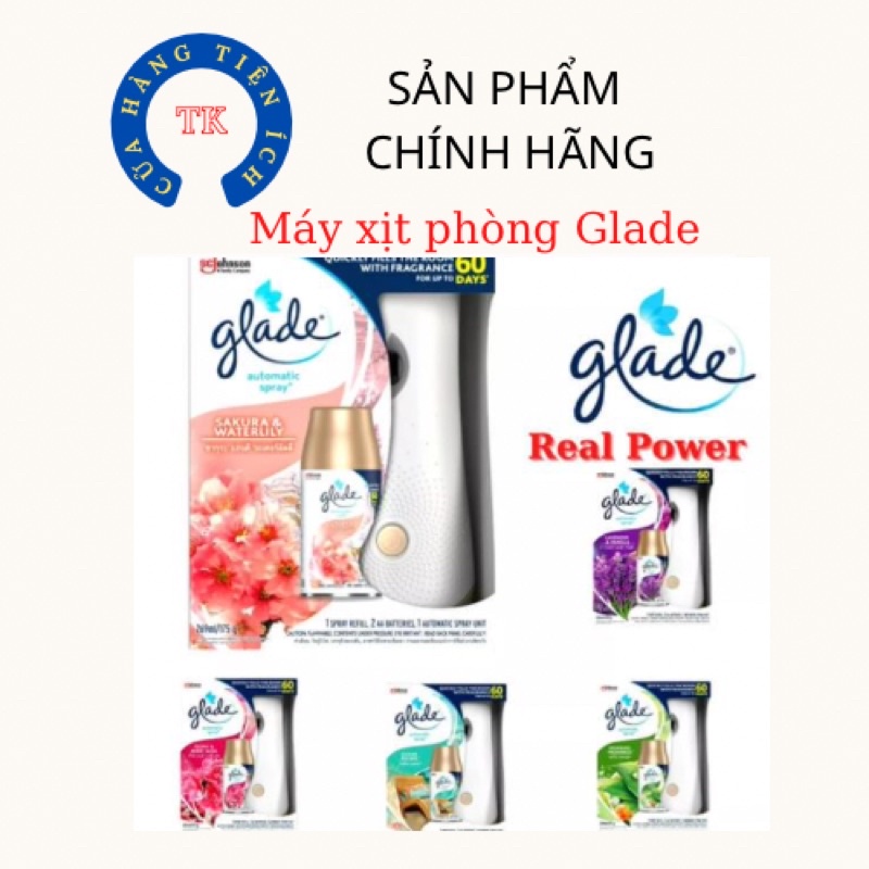 Máy xịt thơm phòng tự động GLADE (gồm máy + lõi)