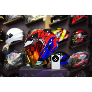 Mũ bảo hiểm 3/4 open face kyt venom spider man