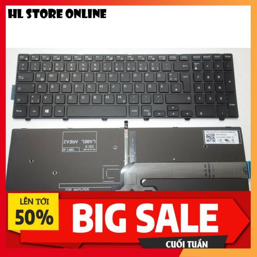 🎁 Bàn Phím Laptop Keyboard Dell Inspiron 15 3000 5000 3541 3542 3543 3551 3558 5542 5545 5547 5558 5559 Series