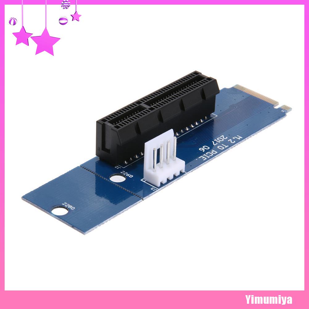 Cáp Chuyển Đổi M.2 Ngff Ssd Sang Pci-E 4x Màu Xanh Dương | BigBuy360 - bigbuy360.vn