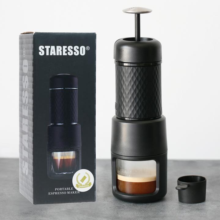 [HOT] Máy STARESSO BASIC Chính Hãng Bản 2021- Máy Pha cà phê cầm tay- TẶNG Cà Phê + Phụ kiện