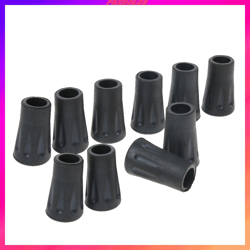 [Hàng mới về] Set 10 đầu cao su gắn gậy đi bộ chống trượt tiện lợi